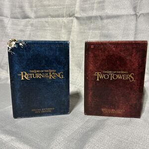 Lord of the Rings The Two Towers & Return Of The King  Special Extended DVD